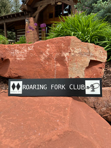 Custom RFC Members Only Ski Sign