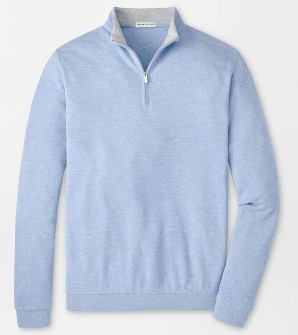 Peter Millar Quarter Zip Melange Pullover